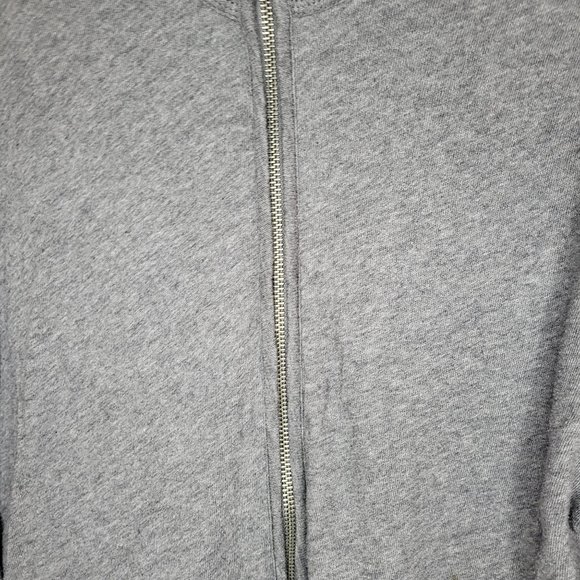 Converse One Star Jacket Men's Extra Large XL Grey Full Zipper 2 Pockets Vintage - Picture 2 of 13